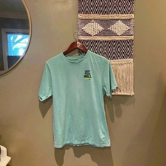 VANS OFF THE WALL BLUE SURF SHIRT SIZE XL 14 - Picture 1 of 3
